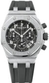 Audemars Piguet Royal Oak Offshore Black Arabic Chrono Dial on Rubber Ref 26283ST