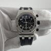 Audemars Piguet Royal Oak Offshore Black Arabic Chrono Dial on Rubber Ref 26283ST - Image 2