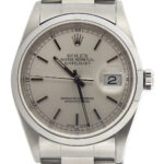 Rolex Datejust Silver Dial on Oyster Ref 16200 with Papers  2005