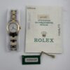 Rolex Oyster Perpetual  White Roman Dial on Oyster Ref 67193 with Papers  1992 - Image 4