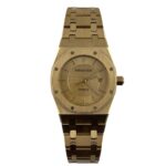 Audemars Piguet Royal Oak Gold Dial Ref 15050BA with Papers