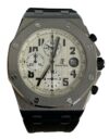 Audemars Piguet Royal Oak Offshore Safari White Dial on Rubber Ref 26170ST with Papers  2011