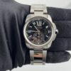 Cartier Calibre Black Dial Ref 3389 with Papers  2013