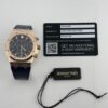 Audemars Piguet Royal Oak Chrono Blue Dial on Leather Ref 26240OR.OO.D315CR.02 with Card  2022 - Image 5