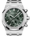 Audemars Piguet Royal Oak Chrono Green Dial on Steel Ref 26240ST.OO.1320ST.08 with Card  2023