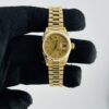 Rolex Datejust Lady President Champagne Stick Dial on President Ref 69178 with Papers  1996 - Image 2
