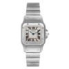 Cartier Santos Galbee Small White Roman Dial Ref 1565