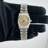Rolex Datejust Silver Stick Dial on D Link Jubilee Ref 68274 with Papers  1991 - Image 2