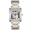 Cartier Tank Francaise Silver Roman Dial on 2 Tone Ref 2302