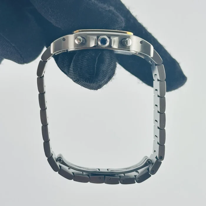 Cartier Santos Chronoflex White Roman Dial on 2-Tone Bracelet Ref. 2425 - Image 6