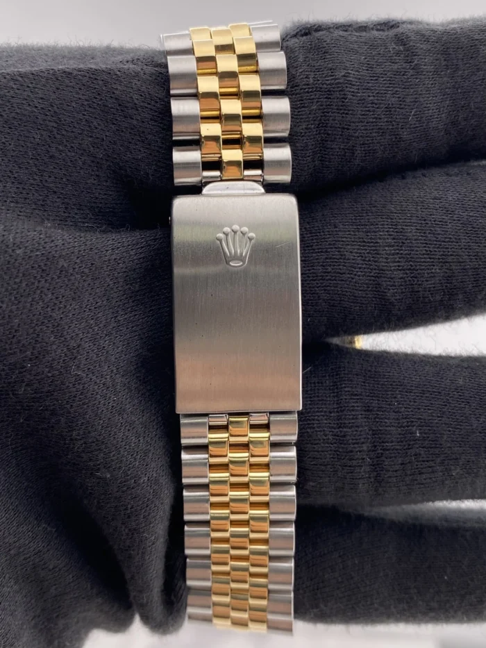Rolex Datejust Champagne Stick Dial on D-Link Jubilee Bracelet Ref. 16013 - Image 4