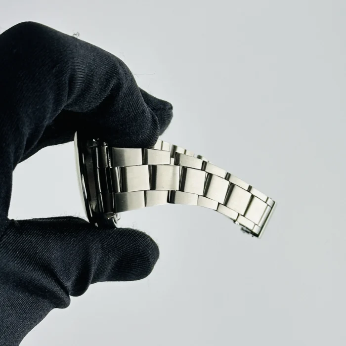 Rolex Air-King Silver Dial on Folded Oyster Ref. 5500 with Papers 1977 - Image 5
