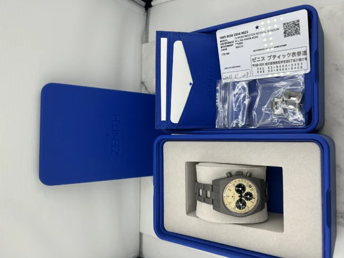Zenith Chronomaster Revival Beige Dial Ref. 97.L384.400 with Card 2025 - Image 6