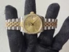 Rolex Datejust Champagne Stick Dial on Jubilee Ref 68273 with Papers  1991 - Image 2