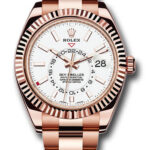 Rolex SkyDweller White Dial on Oyster Ref 326935 with New Style Card White  2019