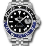 Rolex GMT-Master II Batgirl Black Dial on Jubilee Ref 126710BLNR with New Style Card Green  2022