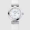 Omega De Ville Ladymatic White Mop Dial on Leather  Ref 42532342055002 with Card