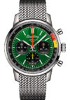 Breitling Top Time B01 Green Dial on Bracelet Ref AB01762A1L1A1 with Card  2025