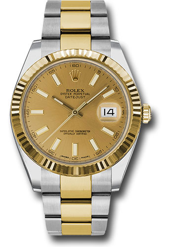 19043492_v4gr69t3jilk2sx1uxasqhzd4m5a.jpg Rolex Datejust Champagne Index Dial on Oyster Ref 126333 with New Style Card White 2017 - Image 1