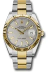 Rolex Datejust Silver Index Dial on Oyster Ref 126333 with New Style Card White  2019