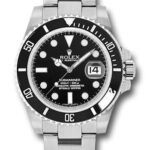 Rolex Submariner Black Dial on Oyster Ref 116610LN with New Style Card White  2018