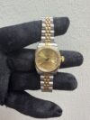 Rolex Datejust Lady Champagne Stick Dial on Jubilee Ref 69173 with Papers  1988 - Image 2