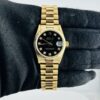 Rolex Datejust President Black Diamond Factory Dial on President Ref 78278 with Papers  2006