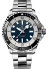 Breitling Superocean Automatic Blue Dial on Bracelet Ref A17376211C1A1 with Card  2025