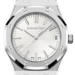 Audemars Piguet Royal Oak Selfwinding "50th Anniversary" Silver Dial on Bracelet Ref 15510ST.OO.1320ST.03 with Card  2022