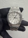 Audemars Piguet Royal Oak Selfwinding "50th Anniversary" Silver Dial on Bracelet Ref 15510ST.OO.1320ST.03 with Card  2022 - Image 2