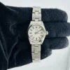 Rolex Oyster Perpetual Date Silver  Dial on Folded Oyster Ref 6917