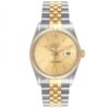 Rolex Datejust Champagne Stick Dial on D Link Jubilee Ref 16013 with Papers  1988