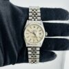Rolex Datejust Silver Linen Dial on D Link Jubilee Ref 16014 - Image 2
