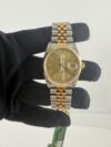 Rolex Datejust Champagne Stick Dial on Jubilee Ref 16233 with Papers  1989 - Image 2