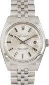 Rolex Datejust Silver Dial on Jubilee Folded Ref 1600