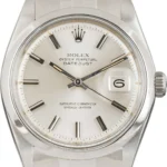 Rolex Datejust Silver Dial on Jubilee Folded Ref 1600