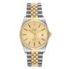 Rolex Datejust Champagne Stick Dial on Jubilee Ref 16013 with Papers  1989