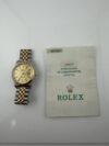 Rolex Datejust Champagne Stick Dial on Jubilee Ref 16013 with Papers  1989 - Image 5