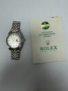Rolex Datejust  Silver Stick Dial on Jubilee Ref 1601/4 with Papers  1977 - Image 5