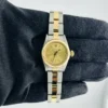 Rolex Oyster Perpetual Champagne Stick Dial on Oyster Ref 67193 - Image 2