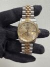 Rolex Datejust Silver Diamond Dial on D Link Jubilee Ref 16233 - Image 2