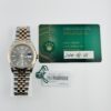 Rolex Datejust Dark Rhodium Index Dial on Jubilee Ref 126231 with New Style Card Green  2020 - Image 6