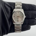 Rolex Oyster Perpetual Silver Dial on Oyster Ref 114200