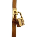 Hermes Kelly Clad On Ss Gold Dial on Leather Ref KE1.201