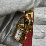 Hermes Kelly White Dial on Leather  Ref KE1.201.170