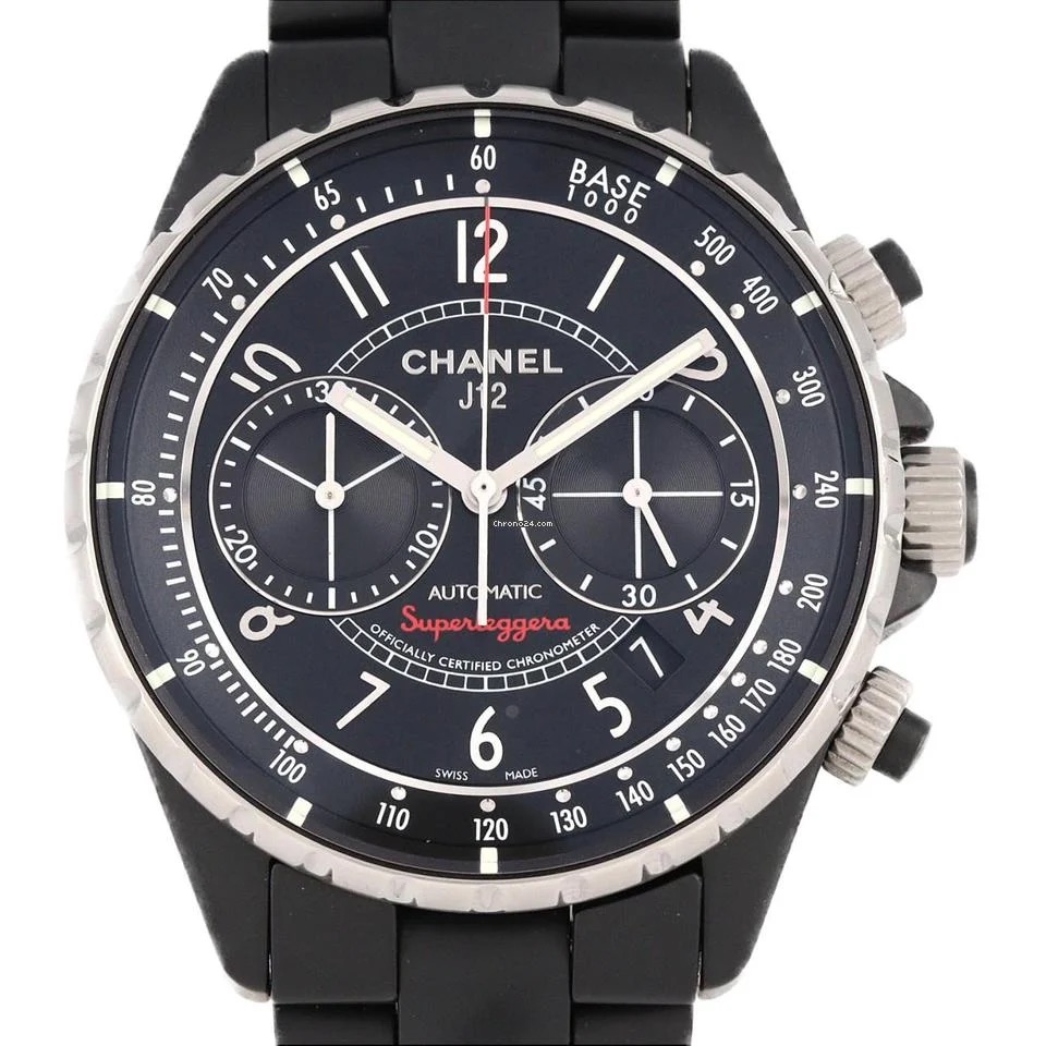 19043681_acgn4ztjkemvruc0r6ohjbg9a8lq.jpg Chanel Superleggera Black Dial Ref H3409 - Image 1