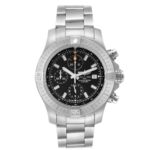 Breitling Avenger Chronograph Black Dial on Brushed Ref A13317 with Papers  2024