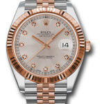 Rolex Datejust 41 Sundust Diamond Dial on Jubilee Ref 126331 with New Style Card White  2018