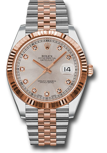 19043723_8w1rkrchjwcvwjiz7zb3d1zq2wo1.jpg Rolex Datejust 41 Sundust Diamond Dial on Jubilee Ref 126331 with New Style Card White 2018 - Image 1