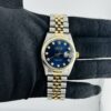Rolex Datejust Am Blue Diamond Dial on D Link Jubilee Ref 16013